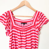 Gibson Pink/Red Striped Top- Size XXS Petite