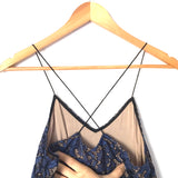 Anthropologie Moulinette Soeurs Navy Lace Maxi Dress- Size 0