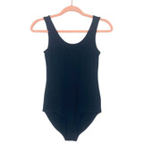 Gibson Look Black Round Neck Bodysuit NWT- Size XXS