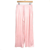 No Brand Pink and White Striped Pajama Set NWOT- Size S