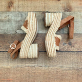 Tory Burch Suede Espadrille Sandals- Size 7
