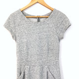 Gap Grey Short Sleeve Sweatshirt Dress- Size XS