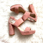 Vince Camuto Pink Block Heels- Size 7