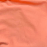 Pink Desert Orange Dreamsicle High Neck Racerback Zipper Padded Midkini Top- Size XL (see notes)