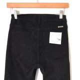 KanCan Black Jeans Angled Raw Hem NWT- Size 26 (Inseam 26”)