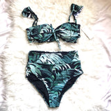 Beach Joy “Always on Island Time” Two Piece Swimsuit NWT-Size S