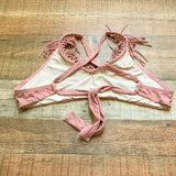 PILYQ Dusty Rose Bikini Top- Size M (Top Only)