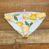 No Brand White Lemon Swim Bottom- Size M (We Have Matching Top- See Notes)
