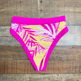 Lovers + Friends Yellow/Pink Bikini Bottoms- Size S (we have matching top)