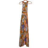 Petal & Pup Floral Crochet Trim on Bust/Tie Back Dress with Side Slit NWT- Size 4