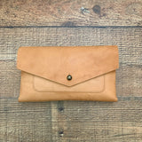 Noonday Collection Camel Rustic Leather Wallet (See Notes)