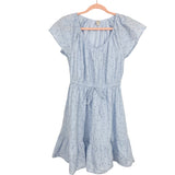 Loft Beach Light Blue Eyelet Dress- Size XS (sold out online)