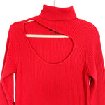 Eloquii Red Cutout Detail Turtleneck Sweater Dress- Size 14/16 (sold out online)