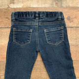 Cat & Jack Girl's Dark Wash Adjustable Waist Skinny Jeans- Size 4T