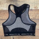 P.E Nation Heathered Grey/Black Sports Bra- Size XS/S