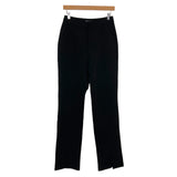 Kittenish Black with Ankle Slit Dress Pants NWT- Size S (33” Inseam)
