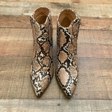 Qupid Snakeskin Booties- Size 7.5 (In Great Condition)