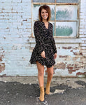 By Together Black/Cream Polka Dot Dress NWT- Size S