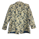 Eloquii Blue/Gold Floral Printed Blazer NWT- Size 14 (we have matching pants)