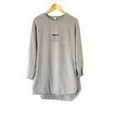 Zara Kids Grey “Brunch” Long Sleeve Dress- Size 13-14 (see notes)