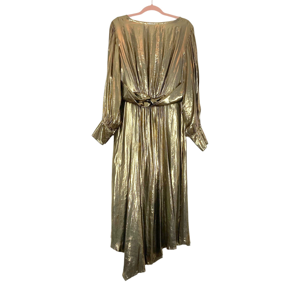 River Island Gold Metallic Dress NWT- Size 18 (US 14) The Saved Collection River Island Gold Metallic Dress NWT- Size 18 (US 14) The Saved Collection