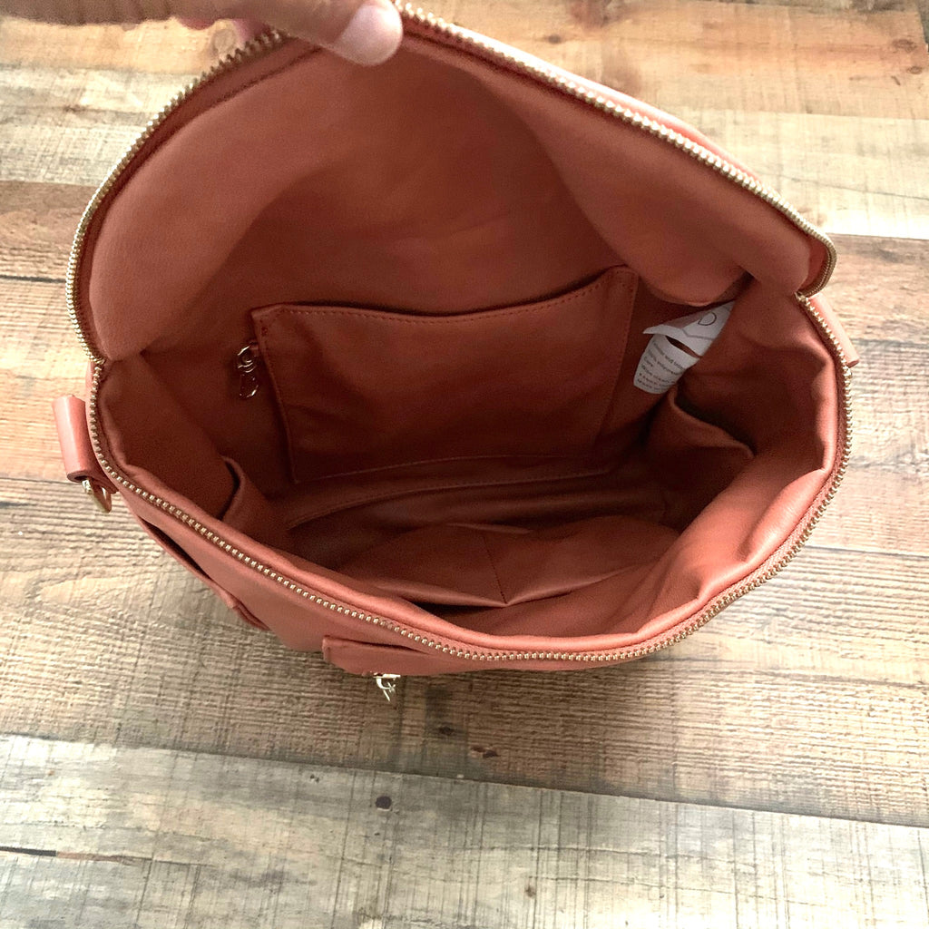 fawn design the mini diaper backpack Fawn Design Mini Dusty Rose Diaper Bag (see notes) – The Saved Collection