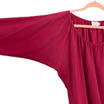 T Los Angeles Berry Batwing Sleeve Top- Size S (see notes)