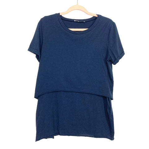 Legoe Heritage Navy Nursing Top- Size 1