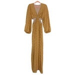 Show Me Your Mumu Mustard Front/Side Cutout Dress- Size M (sold out online)