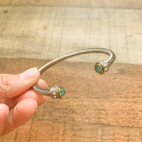 Set Of 4 Silver Cuff Bracelets