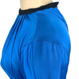 Zara Blue Front Slit and Open Back Dress- Size ~4 (see notes)