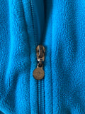 Lilly Pulitzer Fleece Zip Up Vest in Bright Blue- Size S