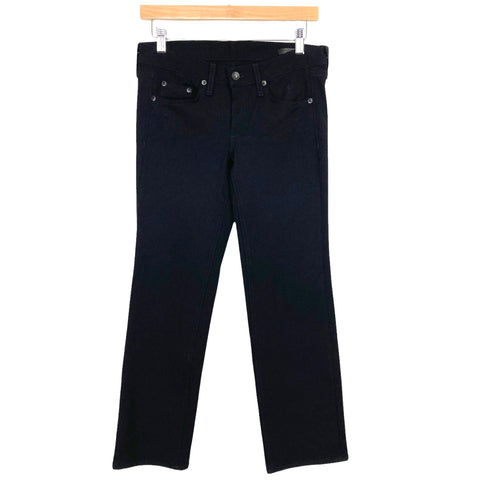 Rag & Bone Black Straight Leg Jeans- Size 25 (Inseam 26")