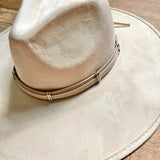 Glitzy Bella Cream Adjustable Hat
