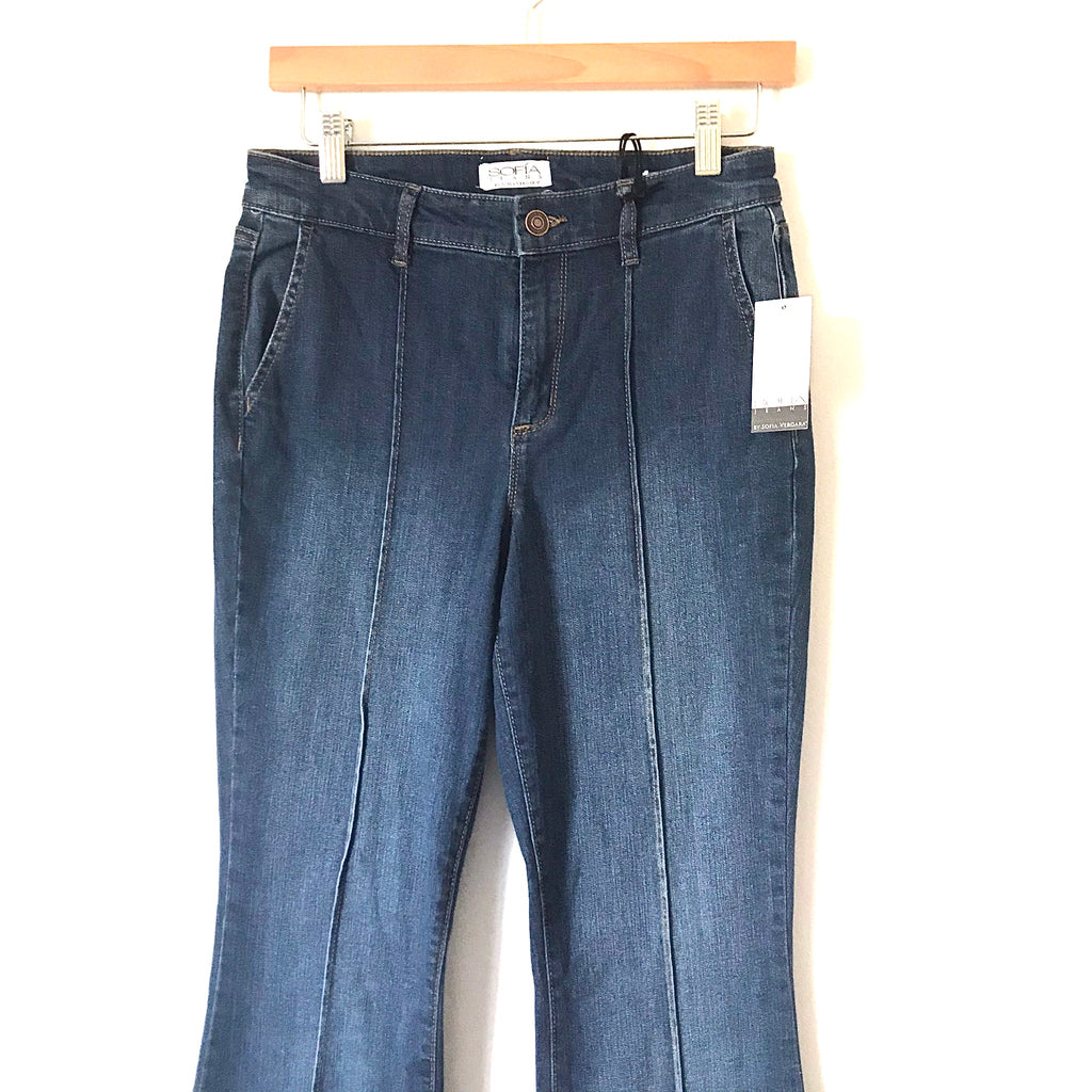 Sofia by Sofia Vergara Jeans Carmen Pintuck Flare Jeans NWT- Size 4 (I –  The Saved Collection
