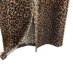 RendezVous Animal Print Velvet Maxi Dress- Size S