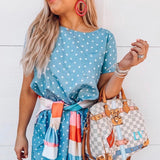 No Brand Striped Long Sleeve Top- Size S (see notes)