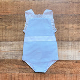The Beaufort Bonnet Company Blue Seersucker Bubble NWT- Size 6-12M