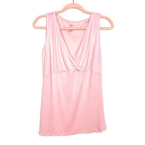 Everly Grey Pink Tank Top- Size S