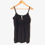 Belabumbum Black Maternity and Nursing Lace Trim Tank NWT- Size S