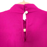 Shop the Mint Mock Neck Ruffle Blouse- Size S