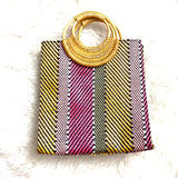 ASOS Color Wicker/Rattan Style Handbag