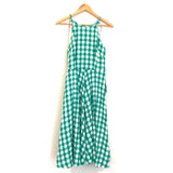Eliza J Green Gingham Belted Dress NWT- Size 0