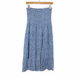 Abercrombie & Fitch Smocked Floral Print High Slit Skirt NWT- Size S