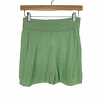 No Brand Green Knit Crop Top and Short Set- Size S (sold as a set, see notes)