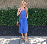 Old Navy Denim Palazzo Capri Jumpsuit- Size XS