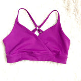 Core 10 Purple Surplice Sports Bra- Size XS