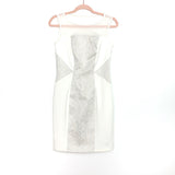 En Focus Ivory and Silver Dress- Size 6 (see notes)