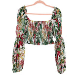 Shein Floral Smocked Top- Size M