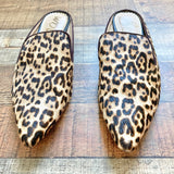 Sam Edelman Animal Print Leather/Fabric Upper Mules- Size 9.5 (see notes, sold out online)
